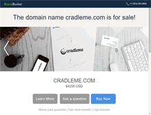 Tablet Screenshot of cradleme.com